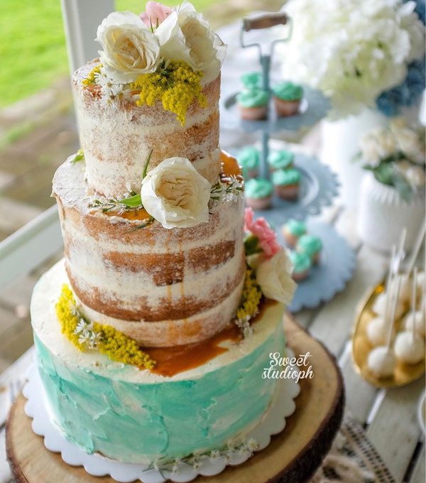 Naked cake by Ilonggo Cake Artists SweetStudioPh